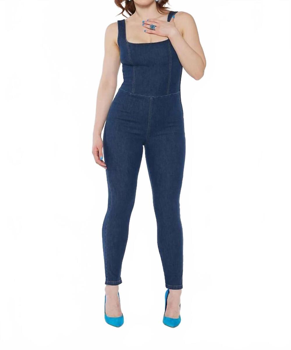 NEW CIRCULAR PATH chole jumpsuit in midnight blue